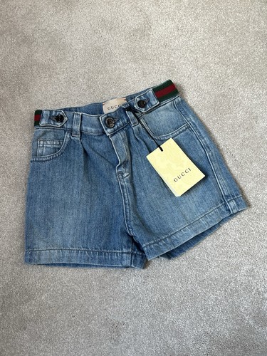 Gucci baby denim bermuda - baby,