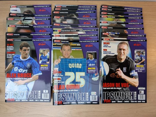 Ipswich town programmes - ipswich, /