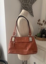 Tignanello Double Strap Handbag With Matching Coin Purse/Wallet