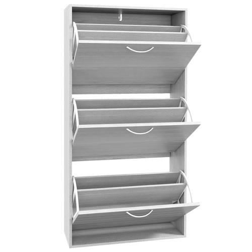 Homcom slim shoe - slim, storage