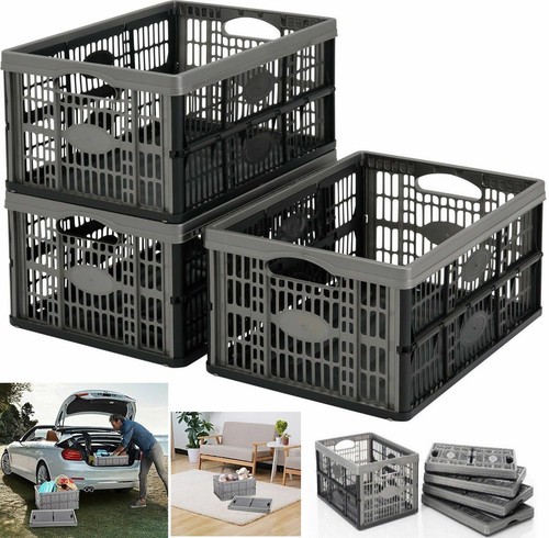 Folding crates plastic - crates,