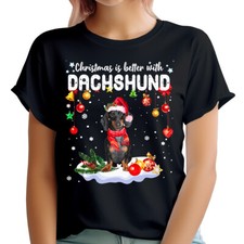 Dachshund Christmas T-shirt -