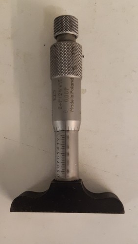 Depth micrometer 1 - micrometer, 0–1”