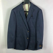 Flynt Burton Navy Notch Lapel
