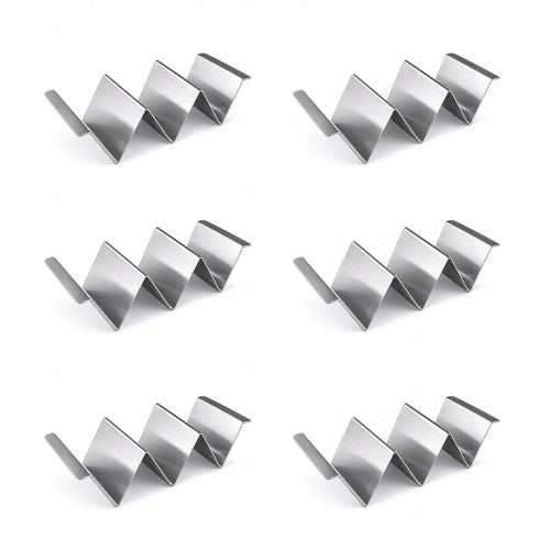 Stainless steel taco holder - stainless,