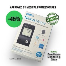GlucoRx Nexus VOICE Blood Glucose Monitoring System