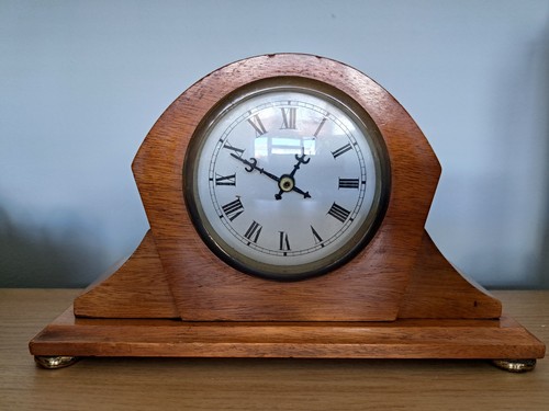 Vintage mantel clock modified - vintage,