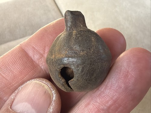 Medieval bronze crotal bell - medieval,