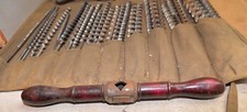 Auger bit lot drills - &, antique
