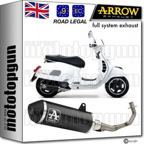 Arrow full system exhaust - full, open