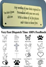 MEMORIAL BENCH PLAQUE