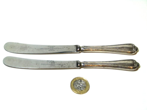 Pair antique silver - antique, handled