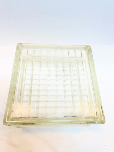 Vintage glass block x - block,