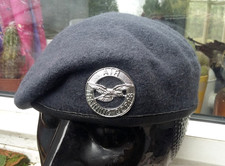 British Royal AIR FORCE Air Training Corps BERET+Cap Badge RAF ATC WRAF 58 cm