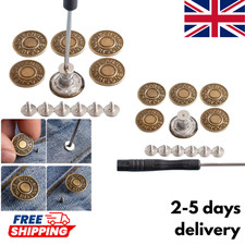 No Sew Jeans Buttons Bronze