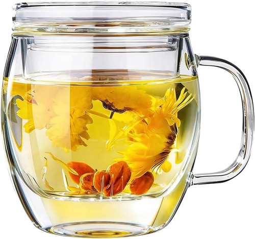 Glass tea cup - tea,