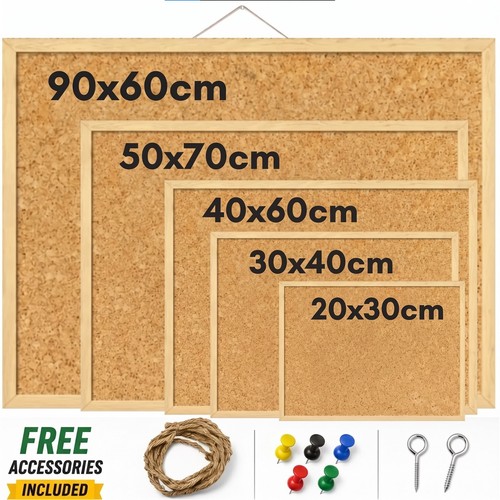 Natural cork pin notice - cork,