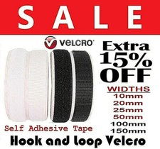 VELCRO® Genuine Brand PS14 SELF ADHESIVE Stick on Tape HOOK & LOOP Sticky Strips