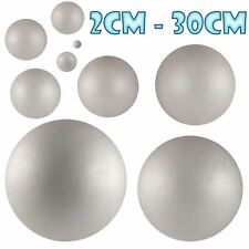 Solid Styrofoam Polystyrene Balls Craft Floral Cake Sweet Tree 20cm - 30cm