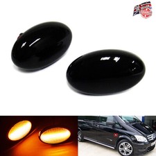 2x Black Side Indicator LED