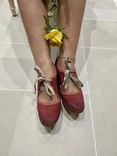 Dkode Retro Style Shoes 4/37 Real Suede/Leather Very Chic Romantic