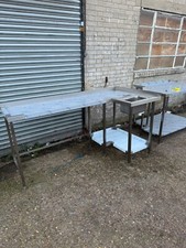 Commercial L Shape Hand Wash  with Prep Table (190cm)