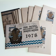 24x The Society of Marine Artists Exhibition Catalogue 50s 60s 70s