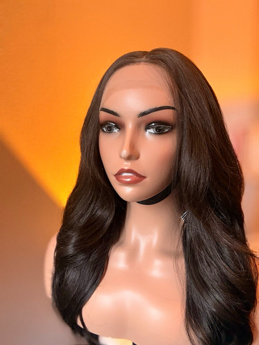 Black 13x4 lace synthetic wig