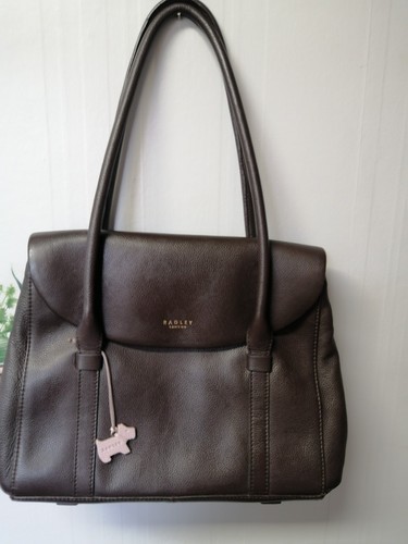 Radley large brown leather - brown, bag