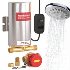 Nordstrand 90W Water Pressure Booster Pump Shower Home Automatic Stainless Steel