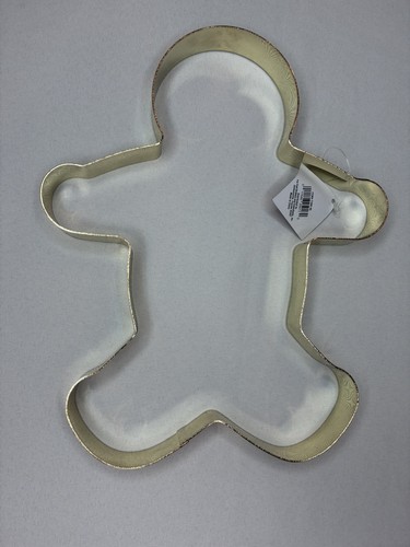 Jumbo gingerbread man metal - man,