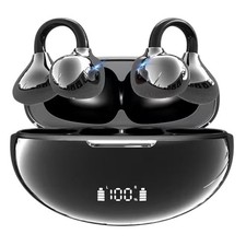 Wireless Clip On Earbuds Bluetooth 5.3 Open Ear Headphones For Android & iPhone