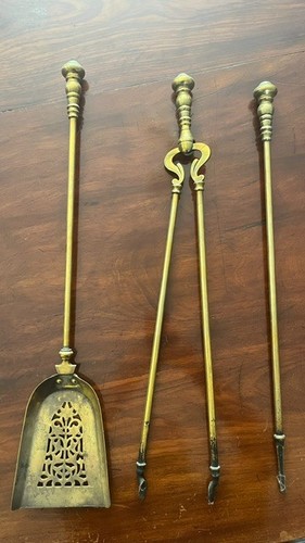 Antique brass fire - fire, and