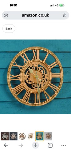 Outdoor garden clock wall - outdoor,