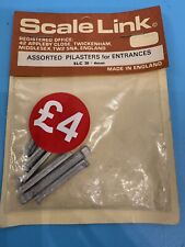 SCALELINK 4MM/OO 'ENTRANCE PILASTERS' WHITEMETAL - SEALED PACKET