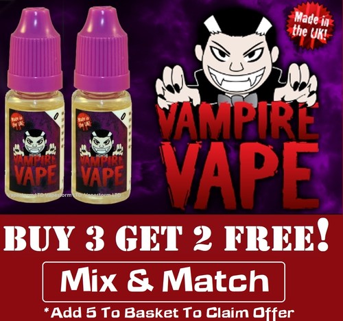 Vampire vape liquid 10ml - vampire, e