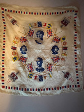  Antique Silk Handkerchief  Coronation 1937, 12th May, Please View For Details 