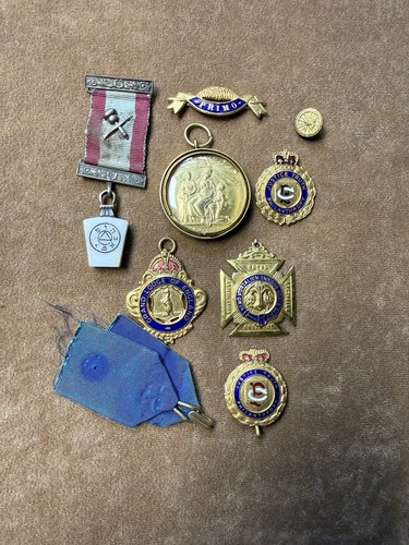Masonic jewel medal lot mixed - lot,