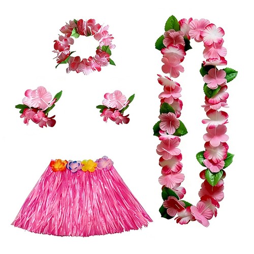 Pcs hawaiian fancy dress - 5,