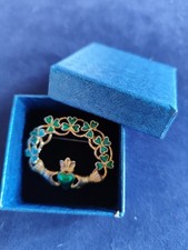 Solvar Metal Shamrock Brooch. Used But In Good Condition. Lovely item