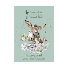 Wrendale Designs Family Calendar 2026 Animals  Calender Owl Hare Fox Cow Donkey