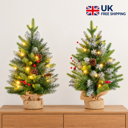 Set pre lit 2ft - 2ft, christmas