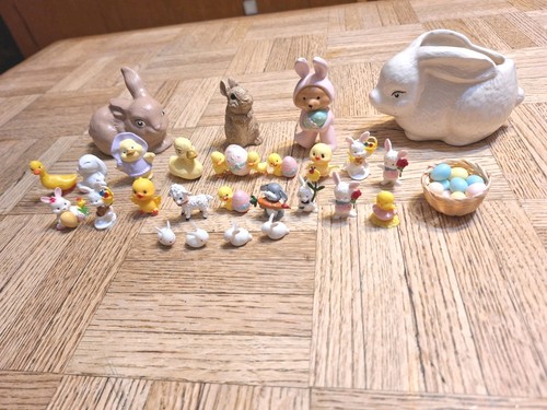 Large easter bunny décor - easter,