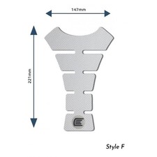 Eazi-Grip PRO Centre Tank Pads (F) Clear Honda CB900 Hornet 2001 - 2007