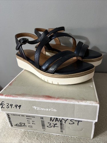 Tamaris woman navy sandal - woman’s,