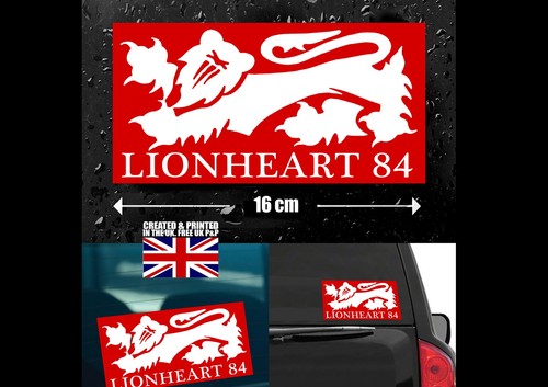 Lionheart car sticker - 84,
