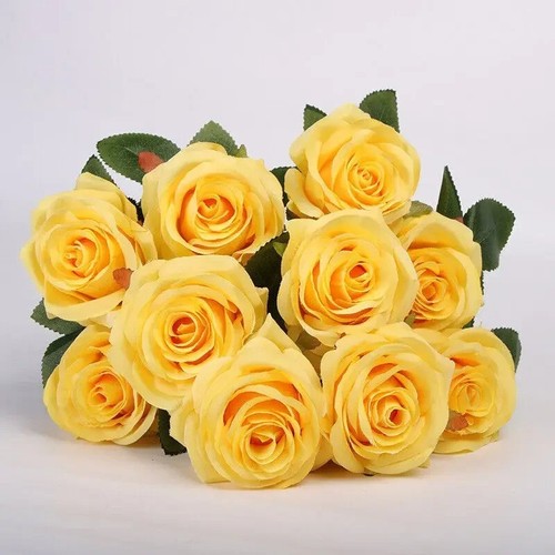 Heads silk rose artificial - 10,