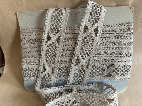 Vintage lace antique ecru - vintage,