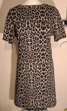 Womens Leppard Print Dress Size 10