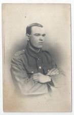 WW1 Essex Regiment Soldier w Wound Stripe RP PC